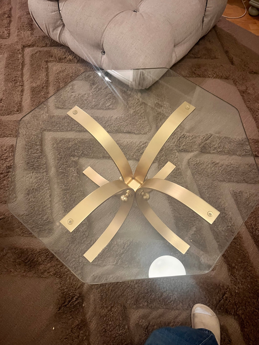 Art glasbord