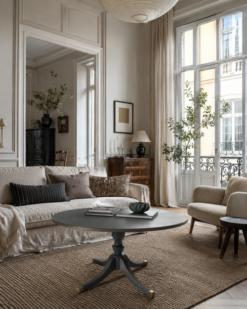 Engelskt soffbord i mahogny